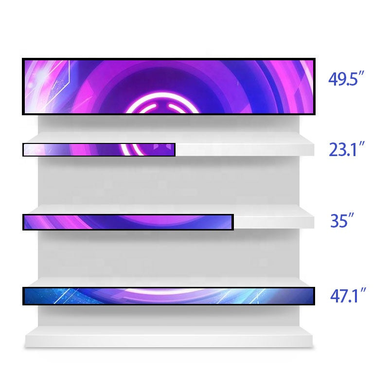 Stretched LCD Bar Display