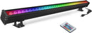 Linear LED RGB Wall Washer Lights with Remote Controller, 36W Waterproof Color Changing Wall Washer LED Light for Outdoor/Indoor Lighting Projects, Hotels, Building Wall Decorations