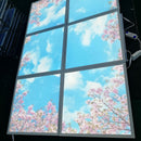 5 PACK LED Skylight 2x2 FT - 600*600mm 36W 3060LM LED Shop Display Blue Sky LED Flat Panel Light Framed For Ceiling Decoration