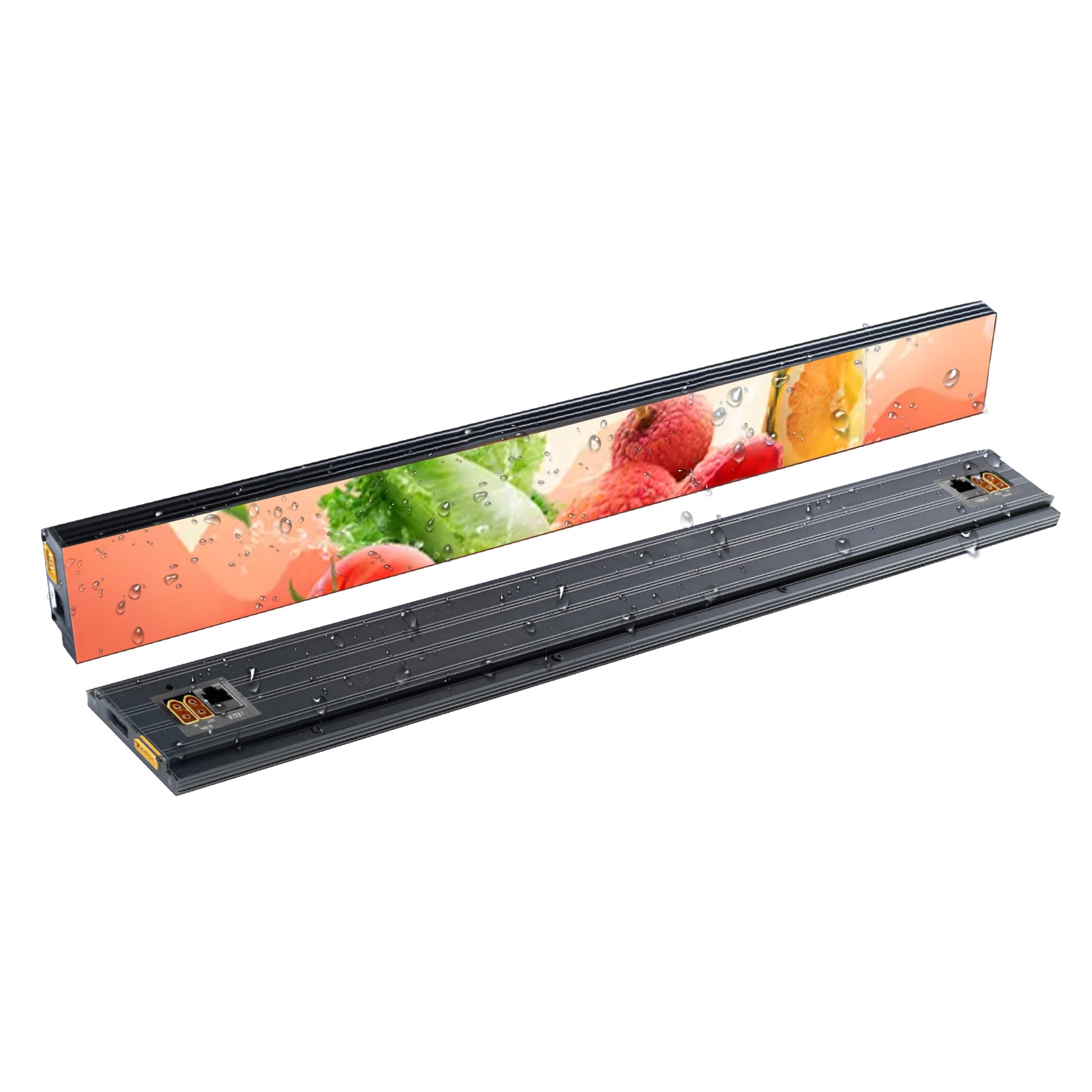 S60PRO Shelf LED Display Screen, 60mm Tall P1.875 GOB LED Stretched Bar Screen