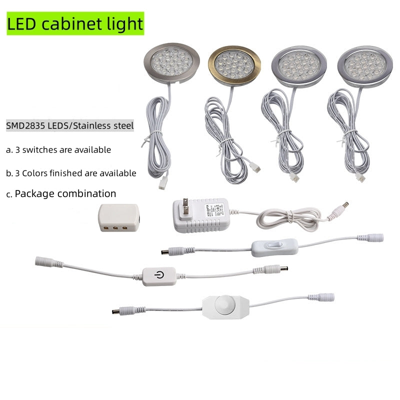 Round led under cabinet lights on sale