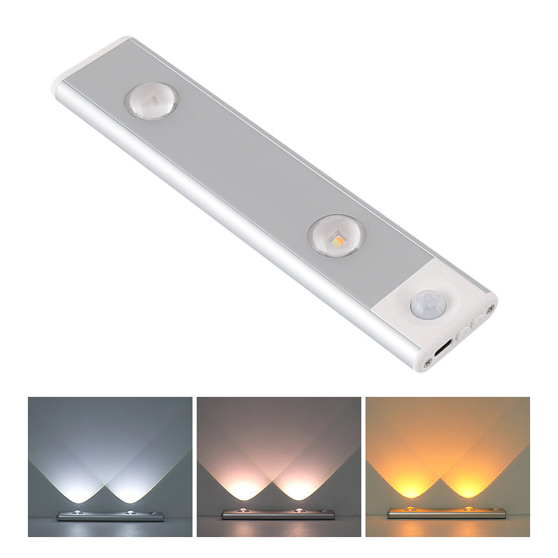 LED Under Cabinet Light USB Powered Motion Sensor Dimmer Lighting for  Cabinet Closet Kitchen Wardrobe Counter
