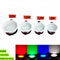 Free Shipping 4 Pack RGBW Super Bright Modern Recessed LED Lighting 12W 12V/24V White Round LED Embedded Panel Lights Aluminum Indoor Ceiling Downlight Hotel Lighting Bar Lighting Dancing Room Lighting Restaurant Lighting