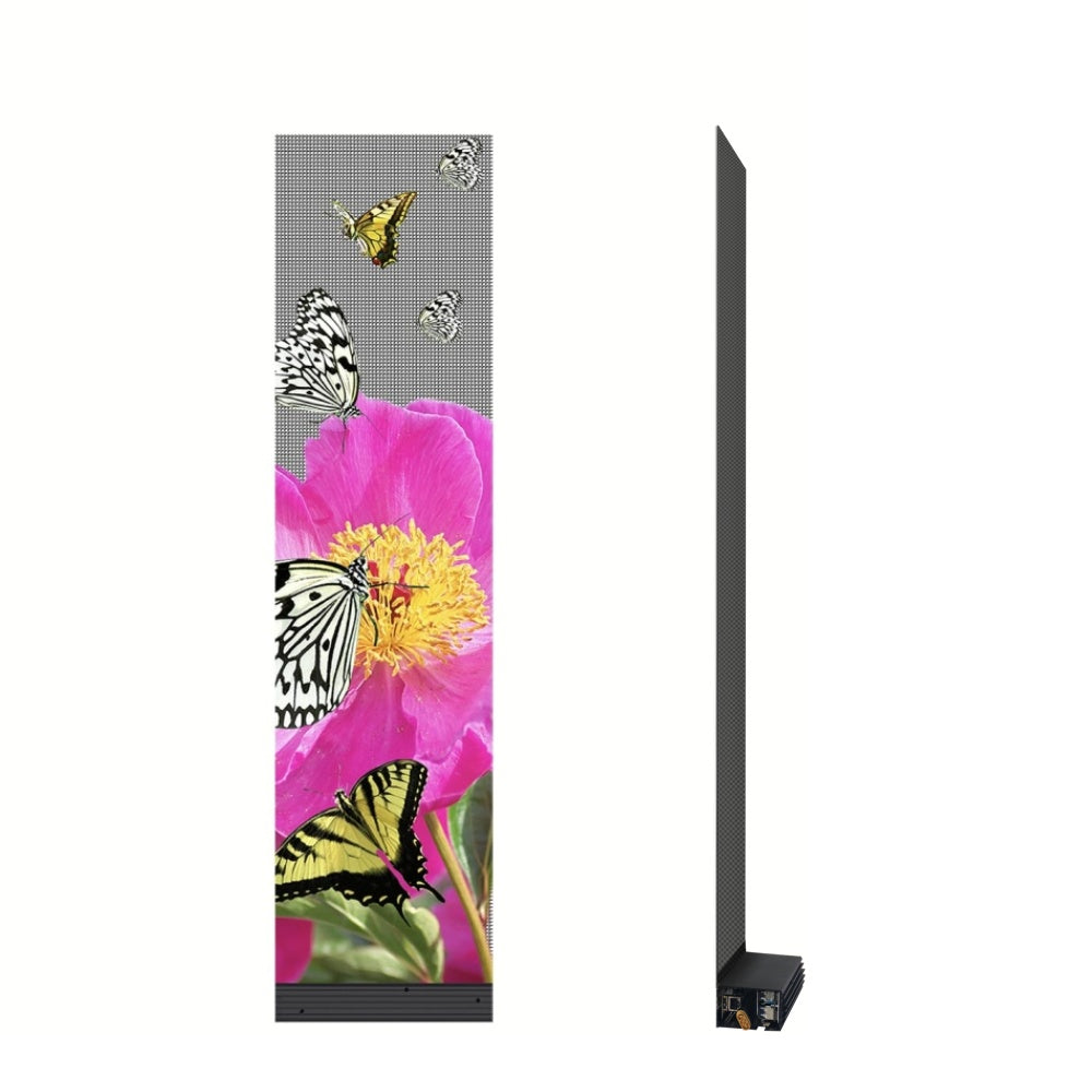 P3.91 Flexible Invisible Holographic LED Film Screen, Brightness >3000NITS