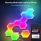 Hexagon Lights Smart App Control RGB Hexagon LED Lights for Wall or Desktop with Music Sync for Gaming Room Streaming Decor