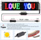 Free Shipping Model 1664 Flexible USB 5V Car LED Sign Bluetooth App Control Display Screen Text Pattern Animation LED sign display for Car Windows, Shop, Bar and Entrance Sign