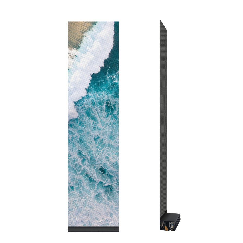 P6.25 Flexible Transparent Holographic LED Film Screen, Brightness >3000NITS