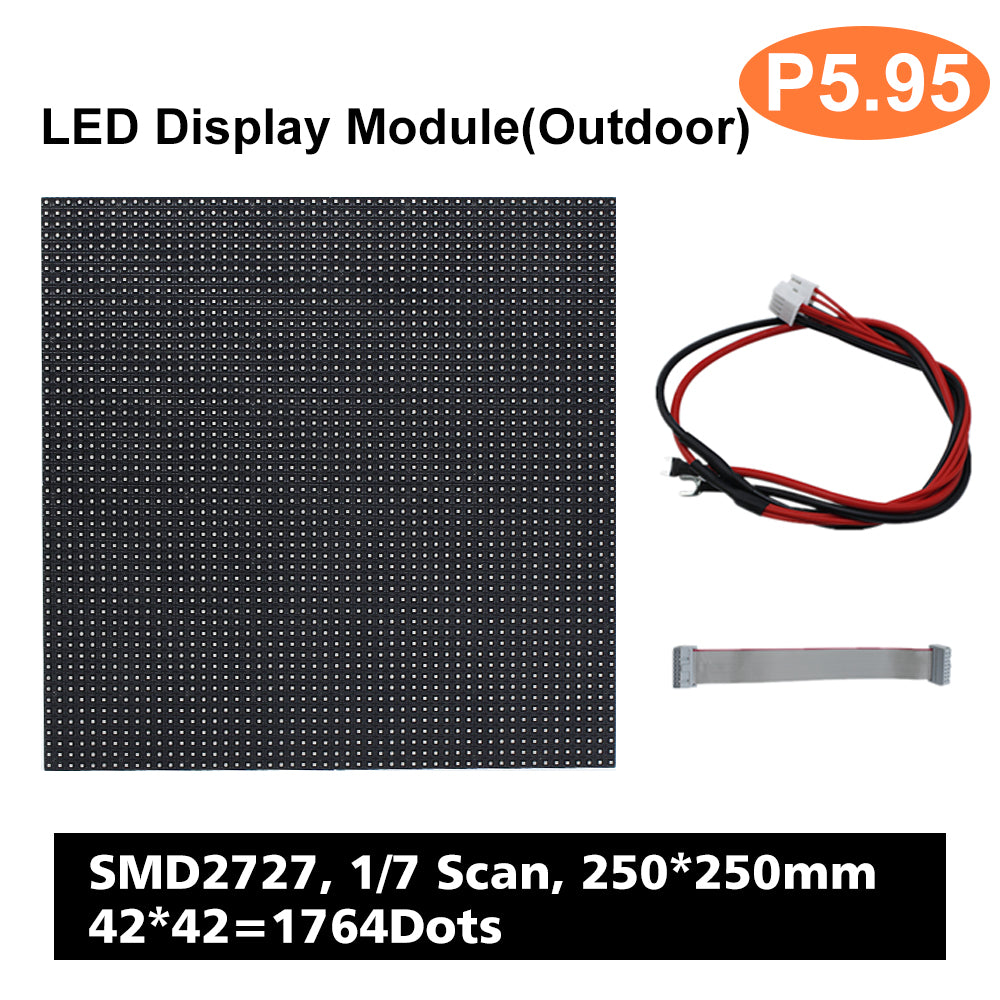 M-OD5.9 (P5.9) Rental Outdoor LED Module, Full RGB 5.95mm Pixel Pitch –  LEDLightsWorld