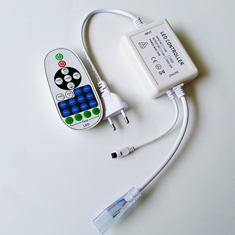 110v 220v led dimmer controller with IR remote EU plug / US plug For led  strip