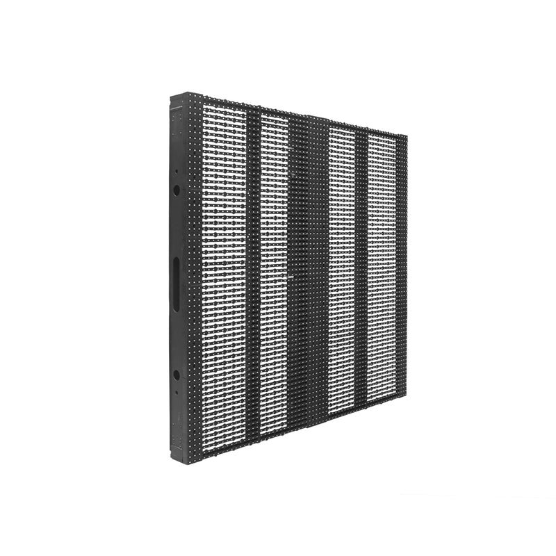 oClear Pro Series Outdoor Waterpoof P15.6/15.6mm Transparent LED Mesh Display High Brightness 6800nits in Size 1000x1000mm Aluminum Cabinet for Fixed Installation