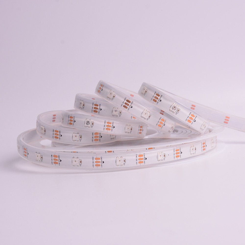 LED Flexible Strip Lights - Addressable RGB/RGBW Color