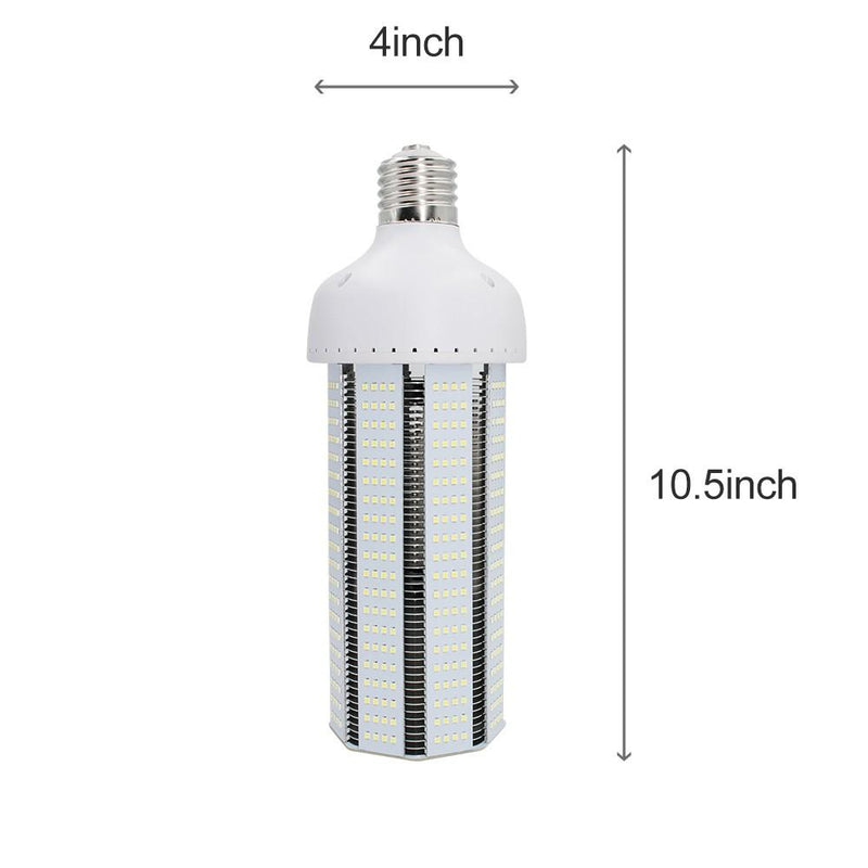 LED Corn Light Bulb, E39 Medium Screw Base, Metal Halide Replacement for Indoor Outdoor Large Area Lighting, Street and Area Light, HID, Hp