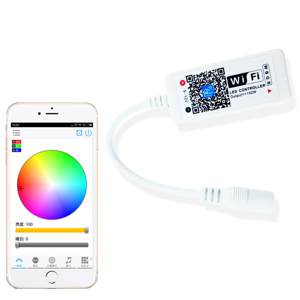 WiFi RGB LED Controller Work with Alexa Android IOS System WiFi Connec –  LEDLightsWorld