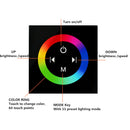 12V-24V DC TM08 Wall Panel Touchable Color Ring LED Controller for RGB Color Changing LED Strips