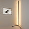 Free Shipping White Color Corner Floor Lamp Nordic Modern LED Floor Lamp Ambient Light w/ Foot Switch