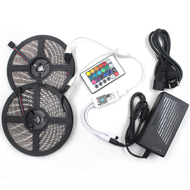 32.8FT/10Mtr RGB LED Strip Lights Kit, SMD5050 30LEDs/Mtr, WiFI Wireless, Smart APP controlled