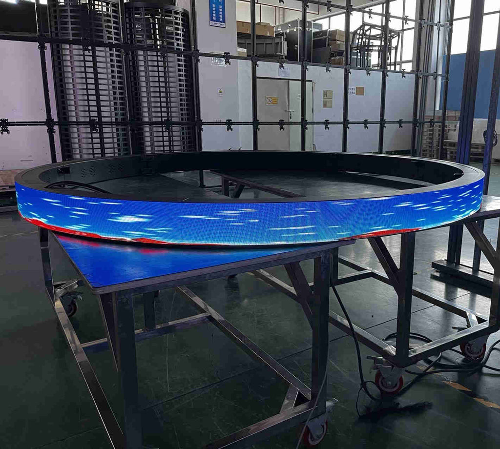 LED Ticker Display Circular Ring LED Screen – LEDLightsWorld