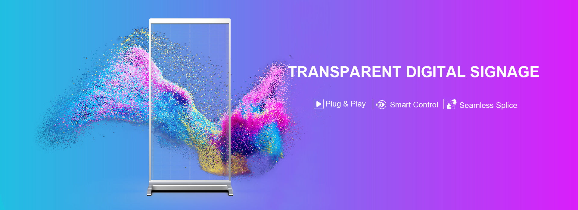Transparent LED Digital Signage Display
