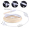 Free Shipping 164Feet 110V AC / 220V AC Spotless FCOB LED Flexible Strip Light, IP65 Waterproof High Brightness with Inline Switch