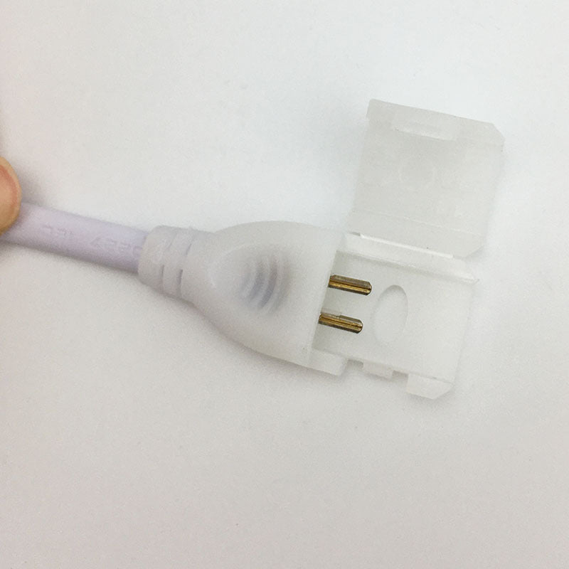 10PCS/Pack 110V 120V AC COB LED Strip Light Middle Connector, Strip to Strip Extension Connector 10CM Long