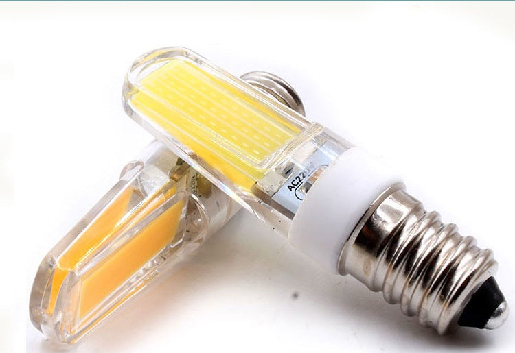 10PCS Pack 110V 220V AC Triac Dimmable 3W G4 E14 COB 2609 LED Light Bulb