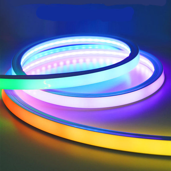 Free Shipping LED Neon Rope Lights RGBW Color 20x20(mm) SPI TM1814 Addressable LED Strip w/ 10Pixels/M 60LEDs/M Flexible Rope Lights Waterproof, Custom Cuttable Neon Lighting for In&Outdoor