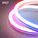 Free Shipping LED Neon Rope Lights RGBW Color 20x20(mm) SPI TM1814 Addressable LED Strip w/ 10Pixels/M 60LEDs/M Flexible Rope Lights Waterproof, Custom Cuttable Neon Lighting for In&Outdoor