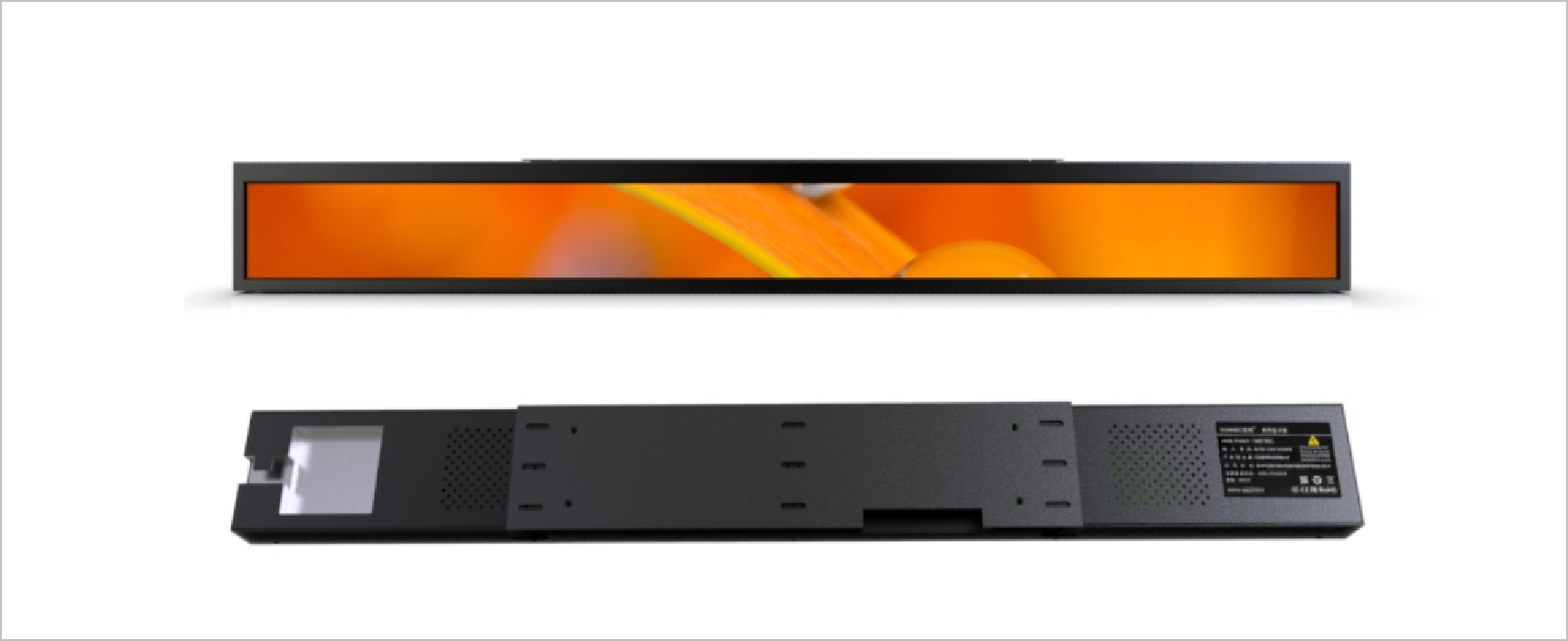 23.1" inch Stretched Bar LCD Display for store shelf promotion Wi-Fi Android system LCD enclosure