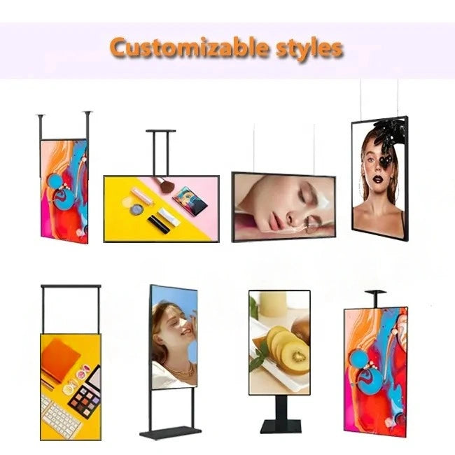 2500nits High Brightness Single Side LCD Screen Digital Advertising Store Front Window LCD Display