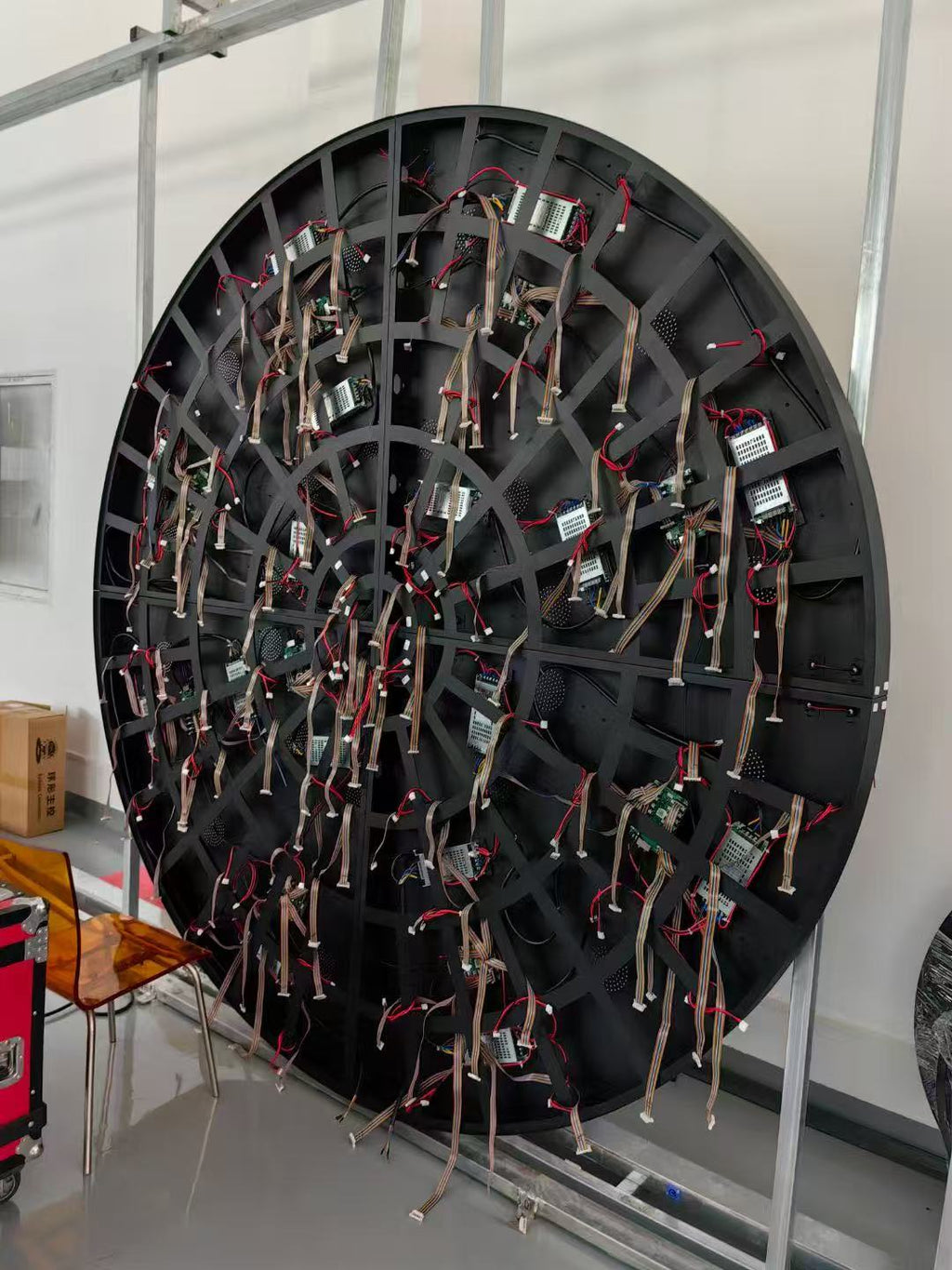 P2.5 Indoor Round LED Display Single Face Circle Logo LED Sign