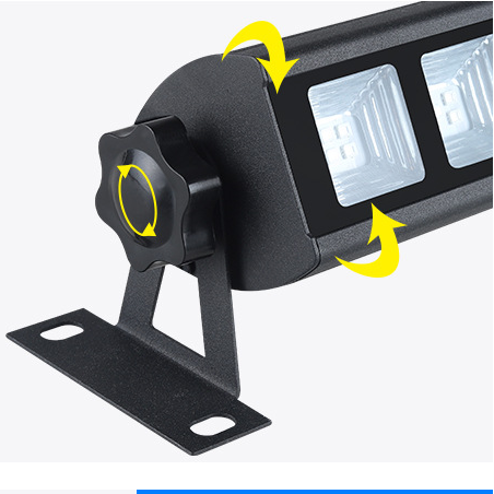 36W 385-400nm LED Black Light Bar, Black Lights for Glow Party, Black light with Plug &Switch, Glow Light for Halloween, Fluorescent Body Paint, Stage Lighting