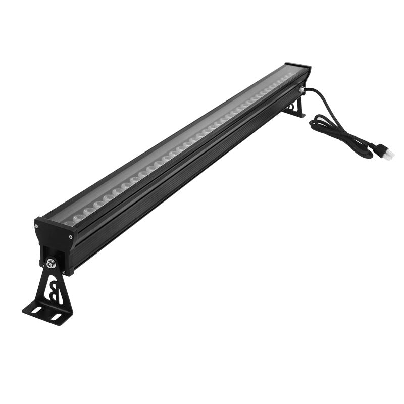 Linkable 7060 Linear LED RGB Wall Washer Lights with Remote Controller, 36W Waterproof Color Changing Wall Washer LED Light for Outdoor/Indoor Lighting Projects, Hotels, Building Wall Decorations