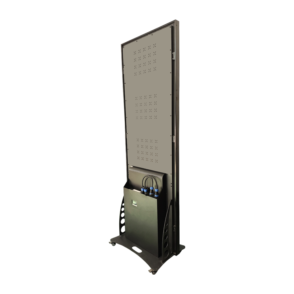 2PCS-PACK EP Battery Series P1.25 | P1.53 | P1.86 | P2.5 Indoor LED Poster Display Powered By Battery Free To Move w/ 640x1920mm Display Area