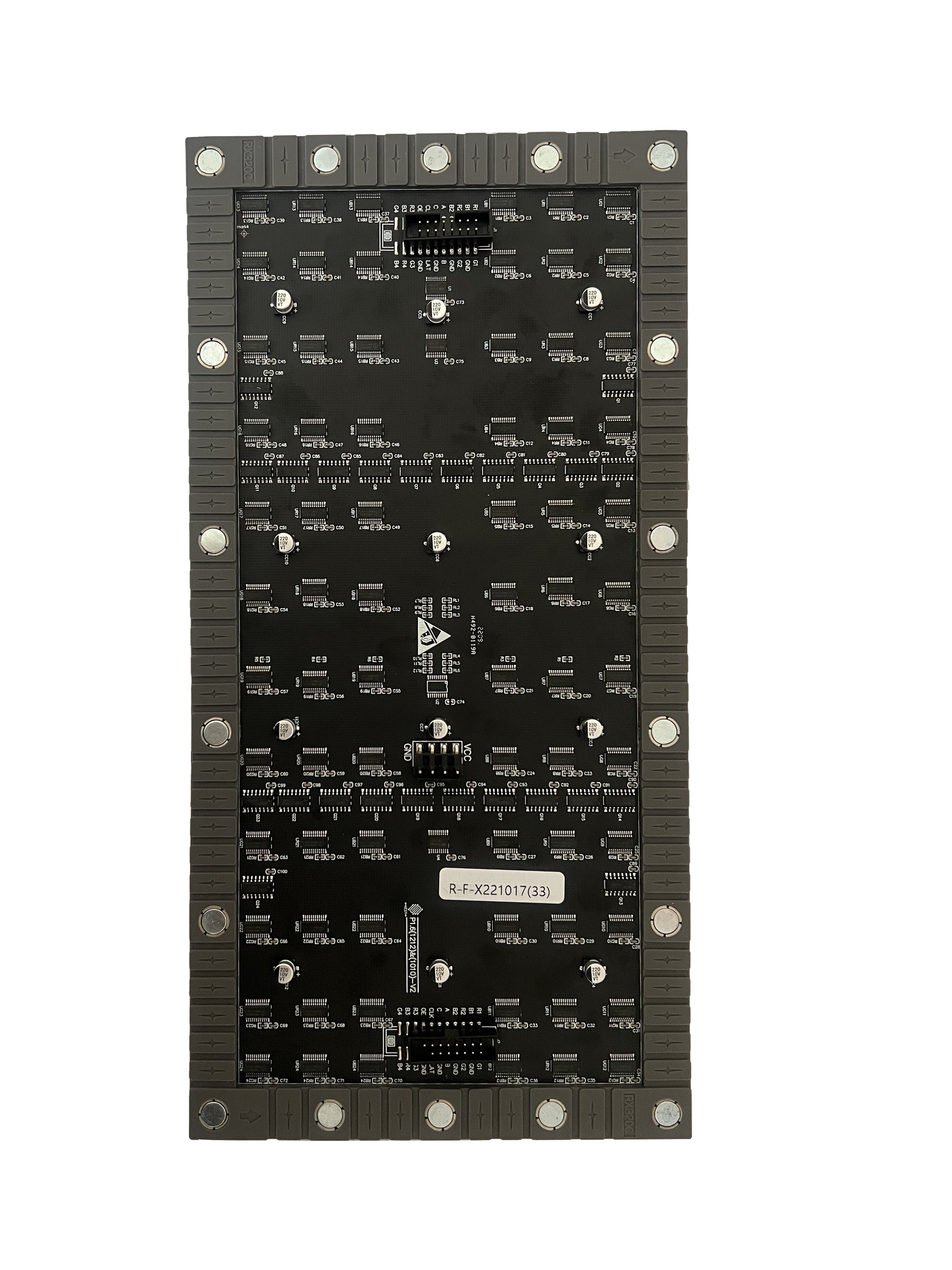 HKXR2M (P2) Indoor Flexible LED Display Module, 2mm Full RGB Pixel LED Display Panel Screen in 256 * 128 mm with 8192 dots, 1/32 Scan, 600 Nits LED Tile for Indoor Display