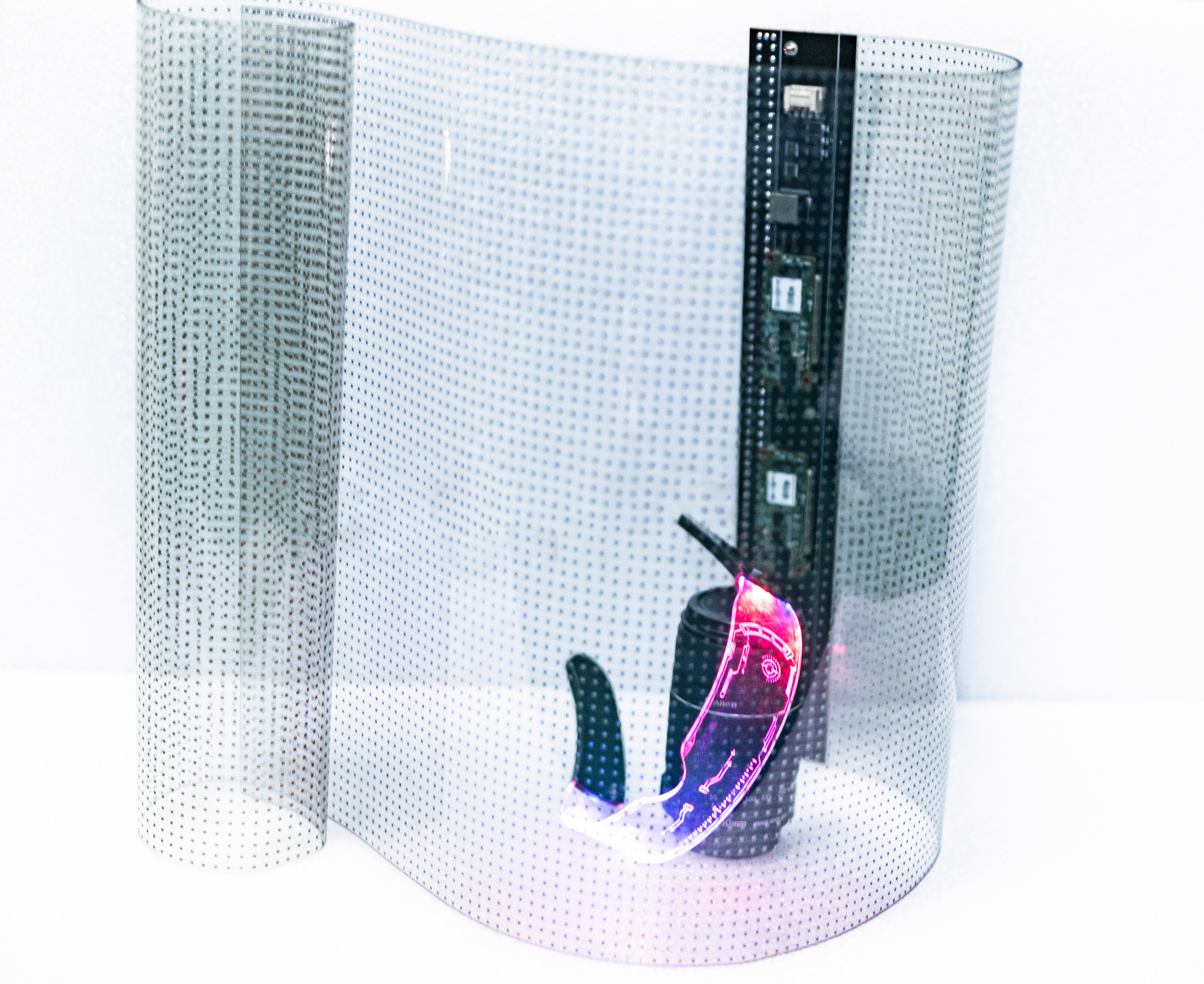 Self-adhesive Transparent LED Film Display Sample Kit