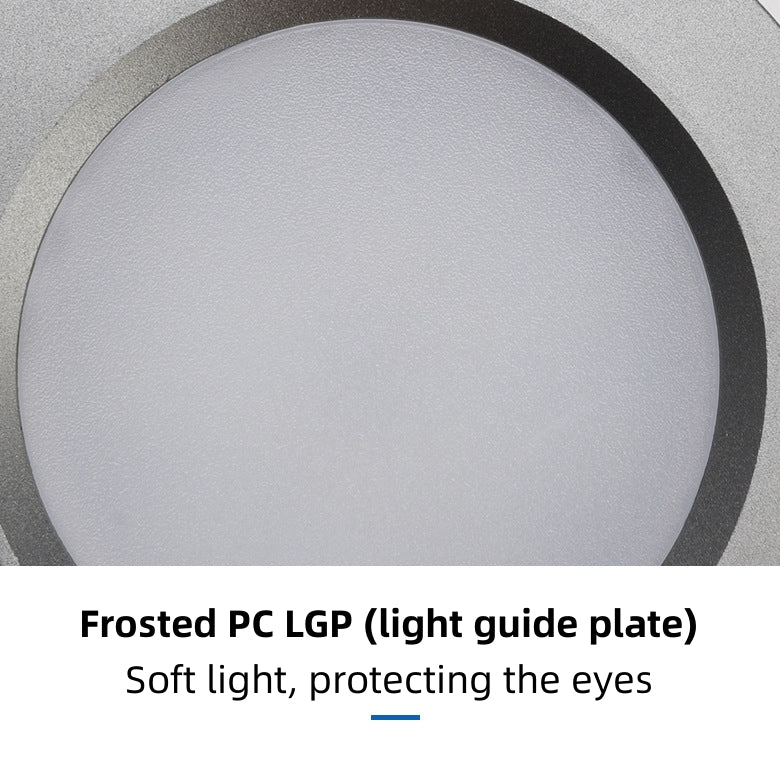 6pcs Packing LED Under Cabinet Lighting 2.5W 12VDC Ultra Thin, 3 Switches are Available Controllable Puck Light for Motorhome, Caravan, Truck, Kitchen, Wine Cabinet, Wardrobe