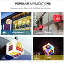 Free Shipping APP controlled Magic Cube LED Display Screen for Chain Store, Show, Exhibition