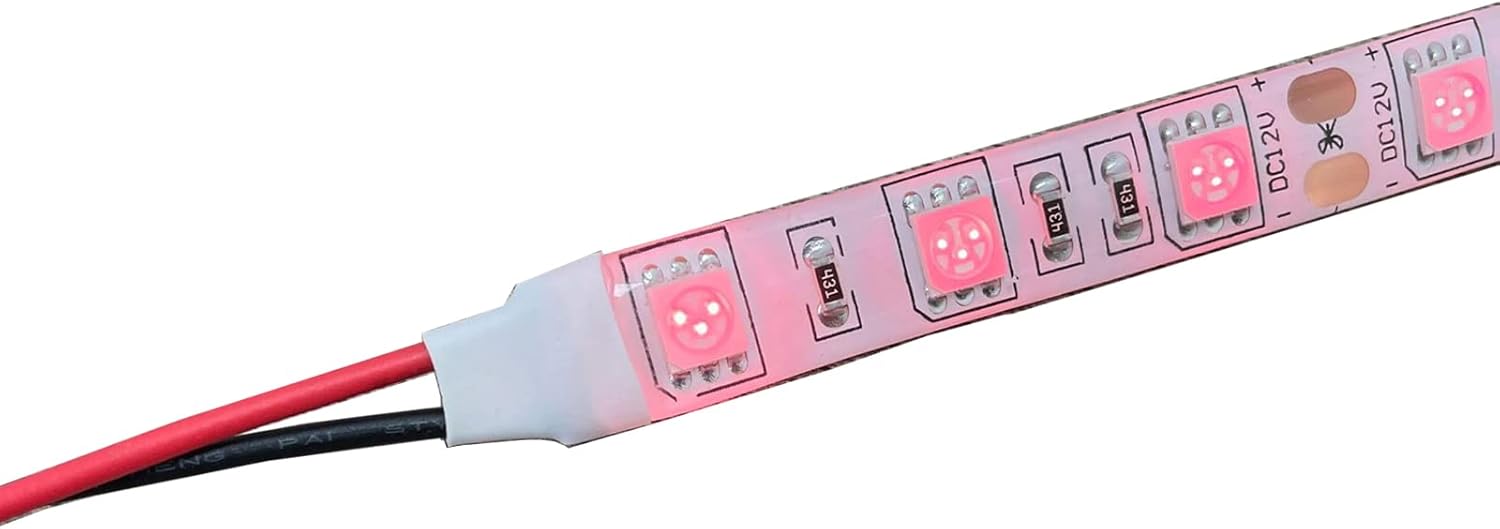 660nm Deep Red LED Light Strips, SMD5050-300 60 LEDs 12W Per Meter LED Tape Light