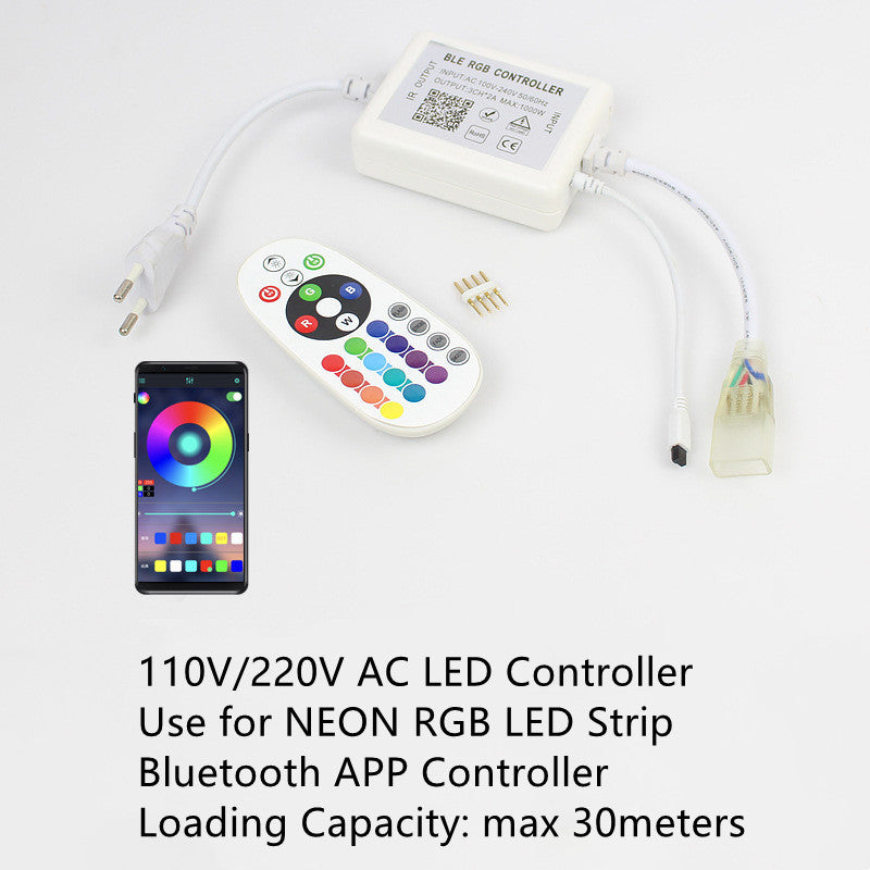 8x16 LED NEON Strip Light Accessories Strip Connector and Installation Clips