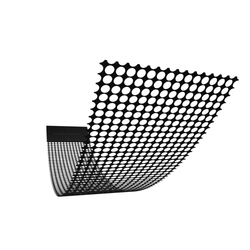 P3.91 Flexible Invisible Holographic LED Film Screen, Brightness >3000NITS