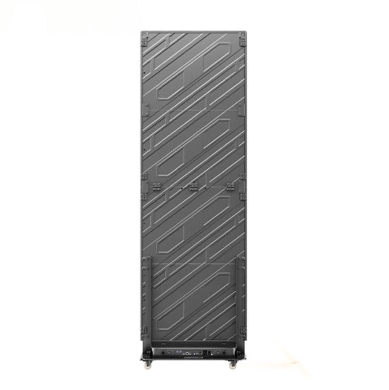 Free-Standing LED Digital Poster, Backward Foldable LED Poster Display with Flip Open Magnetic Frame and GOB Protective IP65 Front Surface in 640x1920mm Large Display Area