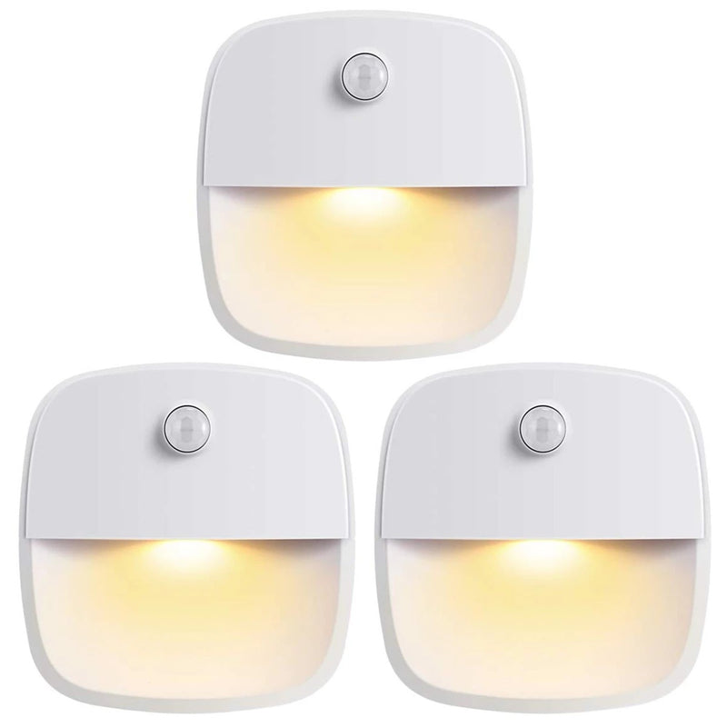 3 Pack LED Motion Sensor Light, Cordless Battery-Powered LED Night Lig –  LEDLightsWorld