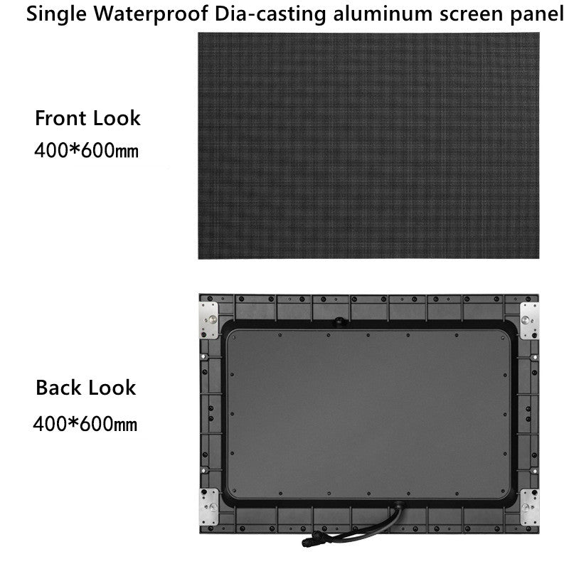 EPO Series 600x2000mm Outdoor LED Poster Display in 2.5mm Pixel Pitch >6000Nits Brightness