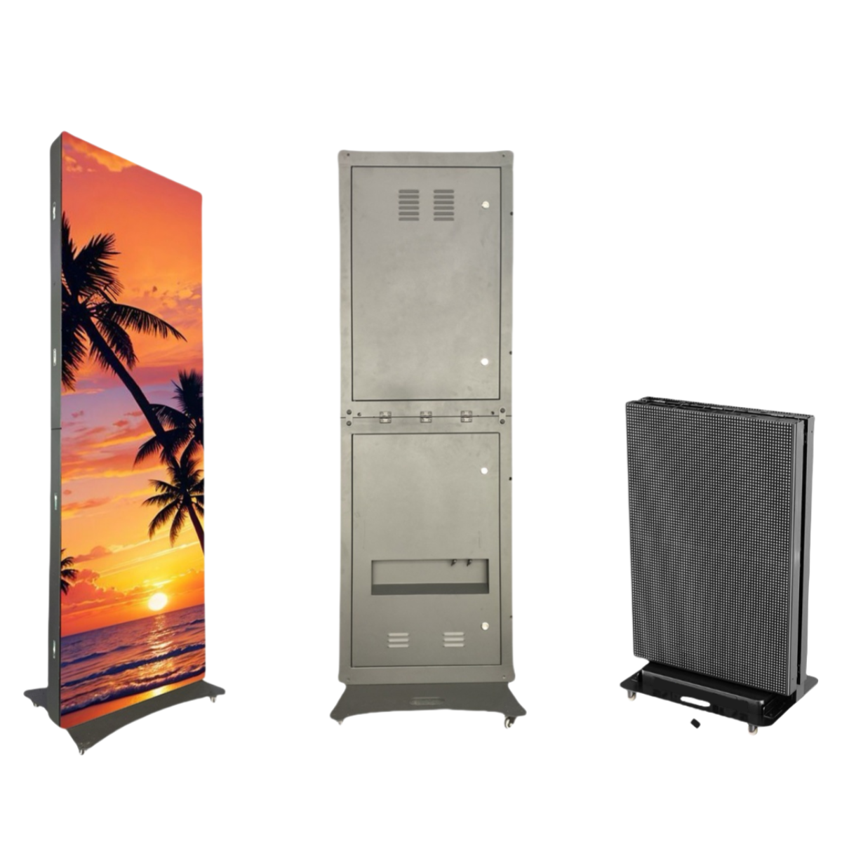EPO Series 640x1920mm Outdoor Foldable LED Poster Display in 2.5mm | 3.076mm Pixel Pitch >5000Nits Brightness