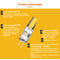 G4 LED Light Bulbs 1.5W Equivalent to 15W AC 110V-120V /200-240V, Bi-pin LED Bulb Silicone G4 LED Bulbs (10-Pack)