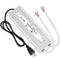 Waterproof IP67 LED Power Supply 110V AC to 12V DC Driver Transformer 3-Prong Plug 3.3 Feet Cable