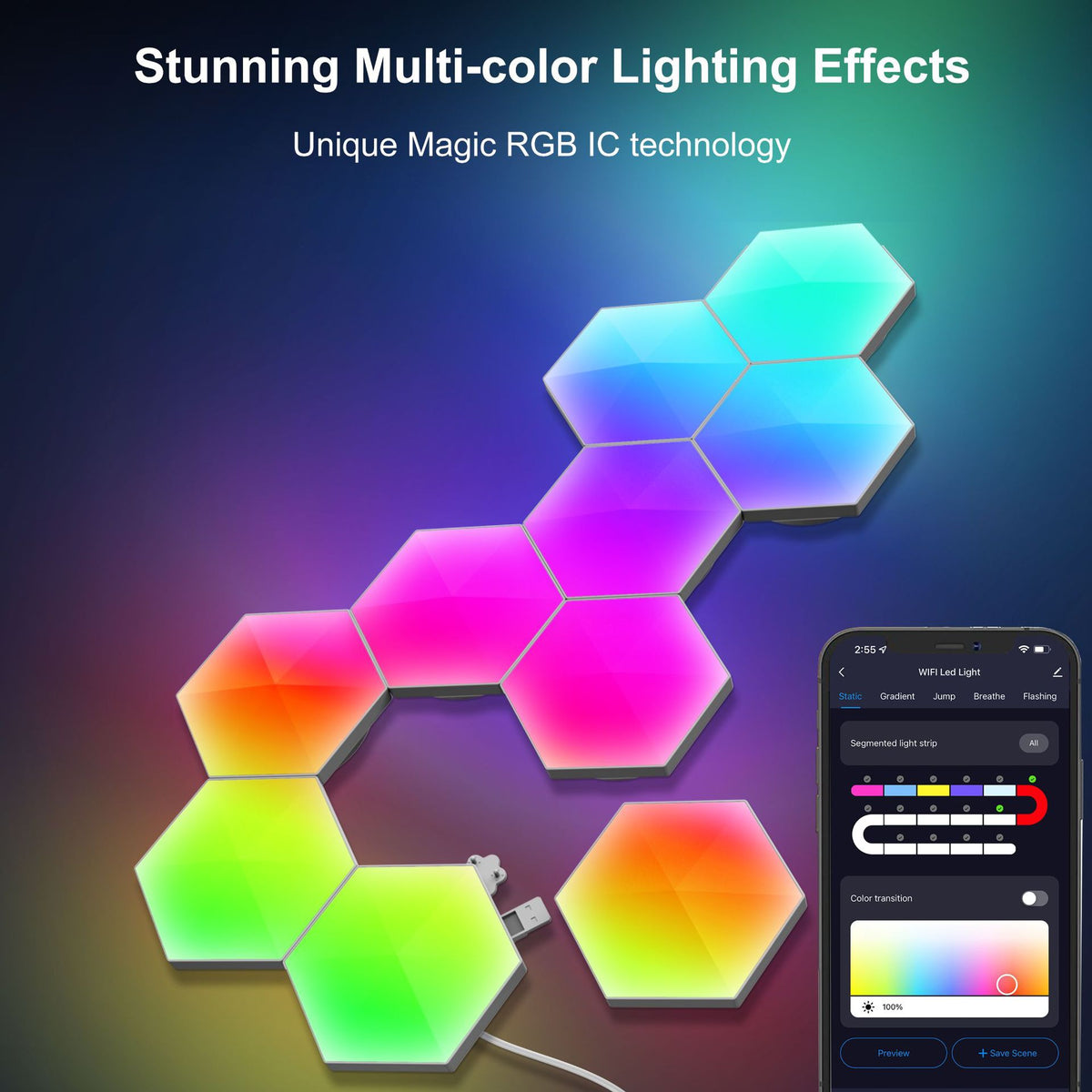 Led Running App Led APP Controlled Smart LED Lights