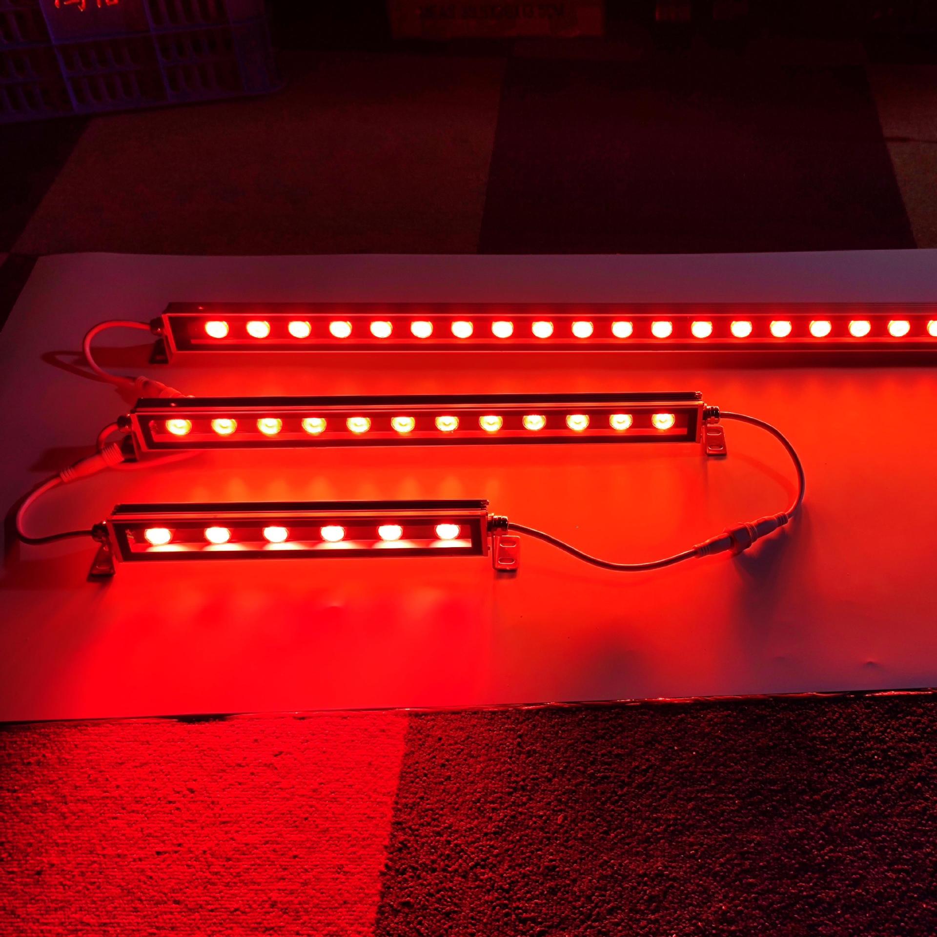 40'' RGBW SMD5050 24V 72W LED Wall Washer Light, Tempering Glass Cover IP67 Waterproof Grade,Energy Saving Linear Strip Light Supplies for Bridge, Hotel, Mega Bar Christmas Advertising Boards, Billboard,Building Commercial Lighting