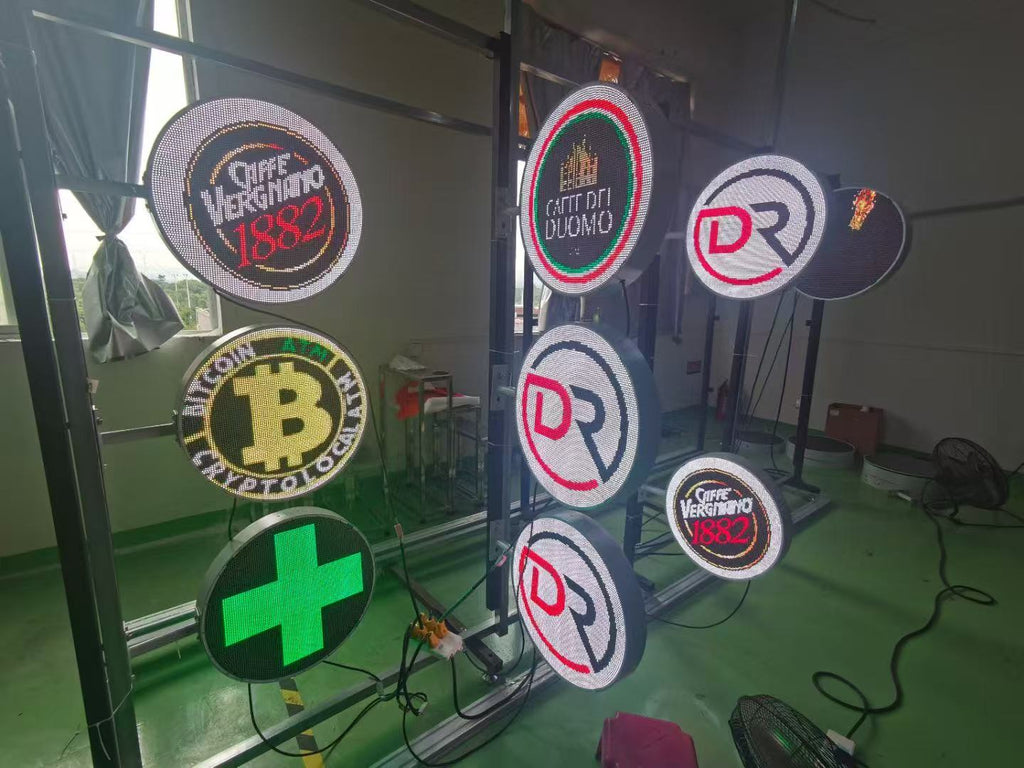 P2.5 50CM (20'') Diameter Outdoor Round LED Display Circle Logo LED Si