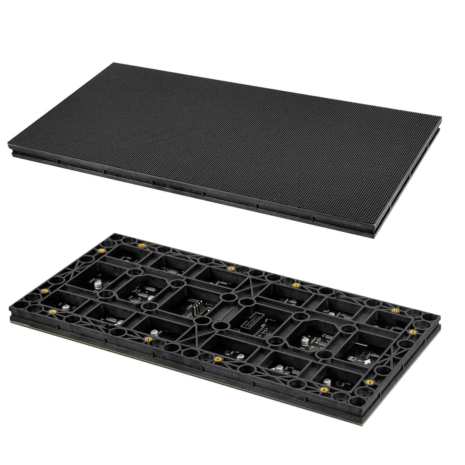 M-HD1.53L High Definition P1.53 (1.53mm) Small Pixel Pitch Indoor LED Module, Full RGB Pixel LED Tile in 320*160mm with 22050 dots, 1/52 Scan, 600 Nits